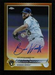 Brandon Woodruff [Gold] #CVA-BW Baseball Cards 2022 Topps Chrome Veteran Autographs Prices