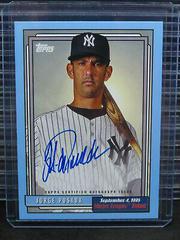 Jorge Posada [Blue] #72DB-JP Baseball Cards 2022 Topps Archives 1992 MLB Debut Autographs Prices
