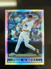 Paul O'Neill [Refractor] #322 Baseball Cards 1998 Topps Chrome Prices