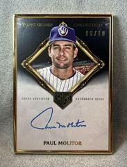 Paul Molitor #HAFA-PMO Baseball Cards 2023 Topps Gilded Collection Gold Framed Hall of Famers Autographs Prices