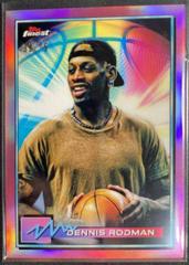 Dennis Rodman [Pink Refractor] Basketball Cards 2021 Topps Finest Prices
