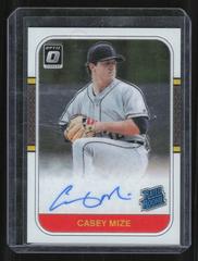 Casey Mize #87RR-CM Baseball Cards 2021 Panini Donruss Optic Retro 1987 Rated Rookie Signatures Prices