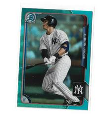 Aaron Judge [Chrome Blue Refractor] Baseball Cards 2015 Bowman Draft Prices