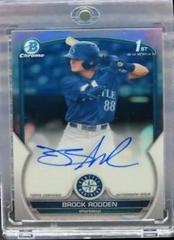 Brock Rodden [Refractor] Baseball Cards 2023 Bowman Draft Chrome Prospect Autographs Prices