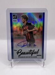 Charles De Ketelaere [Blue] #BA-CDK Soccer Cards 2022 Panini Donruss Beautiful Game Autographs Prices