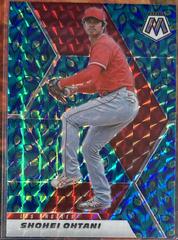 Shohei Ohtani [Choice Peacock Mosaic] #179 Baseball Cards 2021 Panini Mosaic Prices