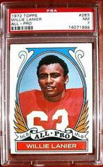 Willie Lanier [All Pro] #283 Football Cards 1972 Topps Prices