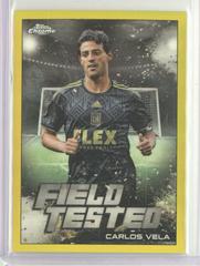 Carlos Vela [Gold] Soccer Cards 2022 Topps Chrome MLS Field Tested Prices