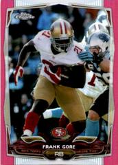 Frank Gore [Pink Refractor] #1 Football Cards 2014 Topps Chrome Mini Prices