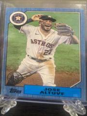 Jose Altuve [Blue] #87TB-6 Baseball Cards 2022 Topps 1987 Series 2 Prices