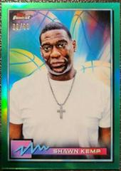 Shawn Kemp [Green Refractor] Basketball Cards 2021 Topps Finest Prices