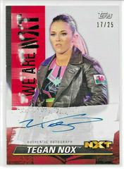 Tegan Nox [Red] #A-TN Wrestling Cards 2021 Topps WWE We Are NXT Autographs Prices