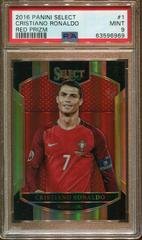 Cristiano Ronaldo [Red Prizm] Soccer Cards 2016 Panini Select Prices
