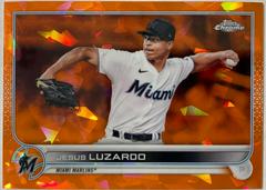 Jesus Luzardo [Orange] #11 Baseball Cards 2022 Topps Chrome Sapphire Prices