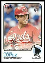 Alejo Lopez [Special Edition Red Ink] #ROA-AL Baseball Cards 2022 Topps Heritage Real One Autographs Prices