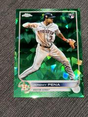 Jeremy Pena [Green] #US253 Baseball Cards 2022 Topps Chrome Update Sapphire Prices