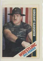 Sgt. Slaughter #4 Wrestling Cards 1985 Wrestling All Stars Prices