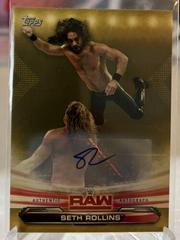 Seth Rollins [Autograph Gold] #68 Wrestling Cards 2019 Topps WWE RAW Prices