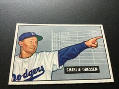 Charlie Dressen #259 Baseball Cards 1951 Bowman Prices