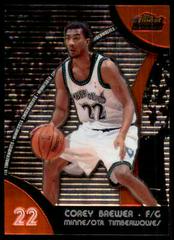 Corey Brewer #91 Basketball Cards 2007 Finest Prices