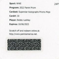Bobby Lashley [Mojo Prizm] #SA-BLA Wrestling Cards 2022 Panini Prizm WWE Superstar Autographs Prices