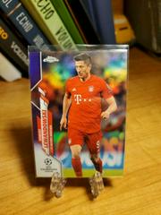 Robert Lewandowski [Purple Refractor] Soccer Cards 2019 Topps Chrome UEFA Champions League Prices