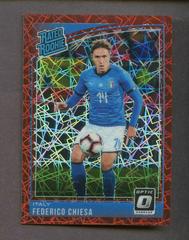 Federico Chiesa [Optic Red Velocity] Soccer Cards 2018 Panini Donruss Prices
