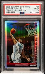 Dwight Howard [Chrome Gold Refractor] #81 Basketball Cards 2005 Bowman Prices