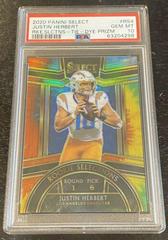 Justin Herbert [Tie-Dye Prizm] Football Cards 2020 Panini Select Rookie Selections Prices