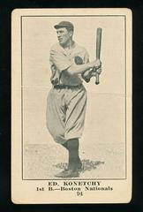 Ed. Konetchy Baseball Cards 1917 Collins McCarthy Prices