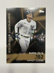 Aaron Judge [Gold] #SS-4 Baseball Cards 2023 Topps Significant Statistics Prices