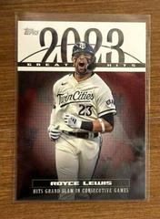 Royce Lewis #23GH-23 Baseball Cards 2024 Topps Greatest Hits Prices