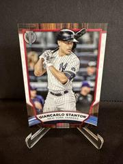 Giancarlo Stanton [Red] #7 Baseball Cards 2022 Topps Tribute Prices