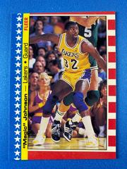 Magic Johnson [Sticker] Basketball Cards 1987 Fleer Sticker Prices