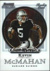 Kevin McMahan #9 Football Cards 2006 Bowman Sterling Prices