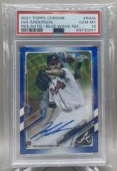 Tyson Miller [Blue Wave Refractor] #RA+TMI Baseball Cards 2021 Topps Chrome Rookie Autographs Prices