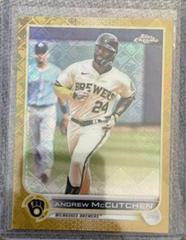 Andrew McCutchen [Gold] #82 Baseball Cards 2022 Topps Chrome Logofractor Prices