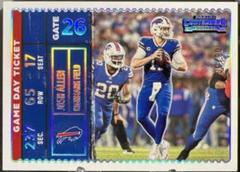 Josh Allen [Silver] Football Cards 2022 Panini Contenders Game Day Ticket Prices