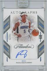 Paolo Banchero #20 Basketball Cards 2022 Panini Flawless Rookie Autograph Prices