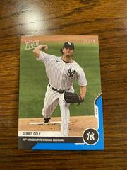 Gerrit Cole [Blue] Baseball Cards 2020 Topps Now Prices