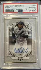 Ichiro #DCFA-ICH Baseball Cards 2022 Topps Definitive Framed Autograph Collection Prices