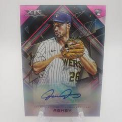 Aaron Ashby [Magenta] Baseball Cards 2022 Topps Fire Autographs Prices