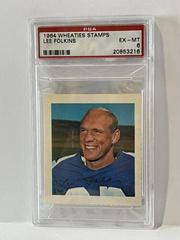 Lee Folkins Football Cards 1964 Wheaties Stamps Prices
