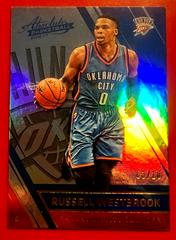 Russell Westbrook [Spectrum Gold] Basketball Cards 2016 Panini Absolute Prices