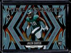 Jalen Carter [Teal] #FF-10 Football Cards 2023 Panini Phoenix Fire Forged Prices