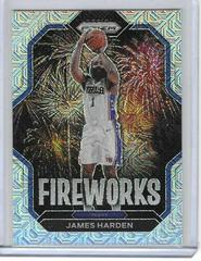 James Harden [Mojo] #17 Basketball Cards 2022 Panini Prizm Fireworks Prices