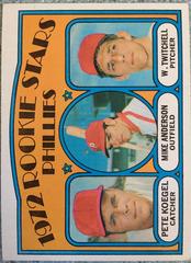 Phillies Rookies [P. Koegel, M. Anderson, W. Twitchell] #14 Baseball Cards 1972 Topps Prices