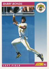 Barry Bonds #555 Baseball Cards 1992 Score Prices