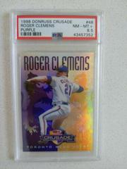 Roger Clemens [Purple] #48 Baseball Cards 1998 Donruss Crusade Prices