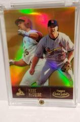 Mark McGwire [Class 3 Gold] #72 Baseball Cards 2001 Topps Gold Label Prices
